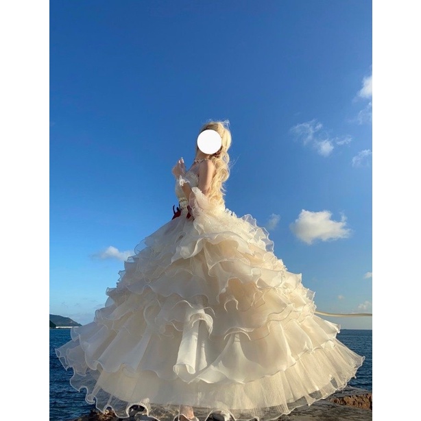 VÁY CÔNG CHÚA XOÈ NHIỀU TẦNG DỰ TIỆC PROM ĐẦM LOLITA ULLZANG VINTAGE CHỤP ẢNH STUDIO KỶ YẾU VÁY CƯỚI