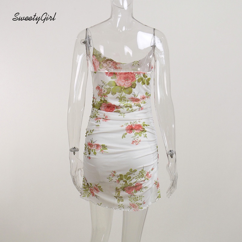 Đầm Hai Dây Dáng Ôm In Họa Tiết Thời Trang Quyến Rũ 2022 Cho Nữ