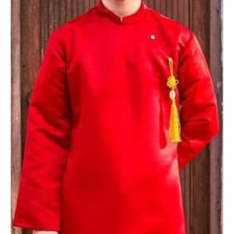 Áo Dài Nam Cách Tân Truyền Thống - Áo Dài Cách Tân Nam Trơn ADCTNT