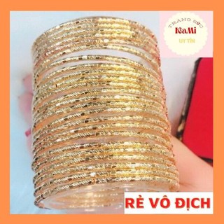 Vòng ximen 7 chiếc FREESHIP Lắc tay nữ vàng bền đẹp cả năm đủ ni