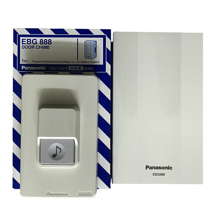 Bộ chuông điện Panasonic chính hãng gồm chuông và nút bấm