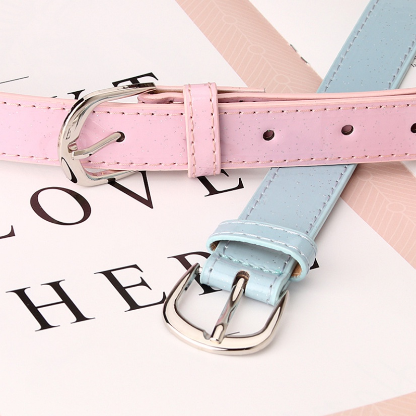 Thắt Lưng Nữ Cute Kiểu Hàn Quốc TL008 ShopMaySG, Dây Lưng Nữ, Dây Nịt Nữ Chất Liệu Da PU Khóa Kim Loại Dễ Thương