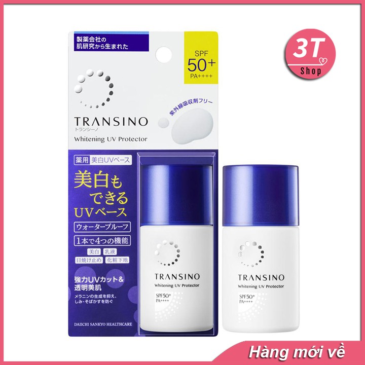 Kem chống nắng Transino Whitening Day Protector SPF 50 40ml [Dưỡng trắng, Trị nám]