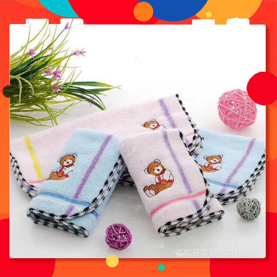 Khăn rửa mặt cho bé, kt 25 x25 cm