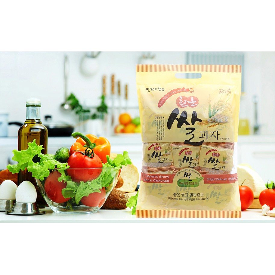 Bánh Gạo Richy Hàn Quốc Gói 315gr