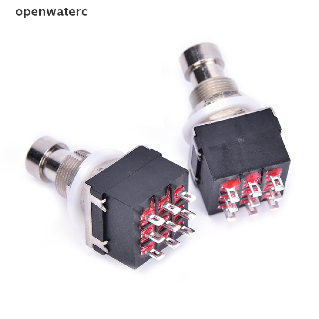 Bộ 5 Bàn Đạp Hiệu Ứng 3PDT 9-Pin Bằng Kim Loại Cho Guitar