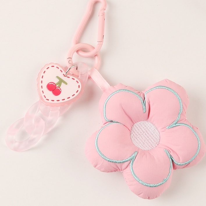 Vỏ Bọc Chìa Khóa Xe Hơi Đính Hoa Xinh Xắn