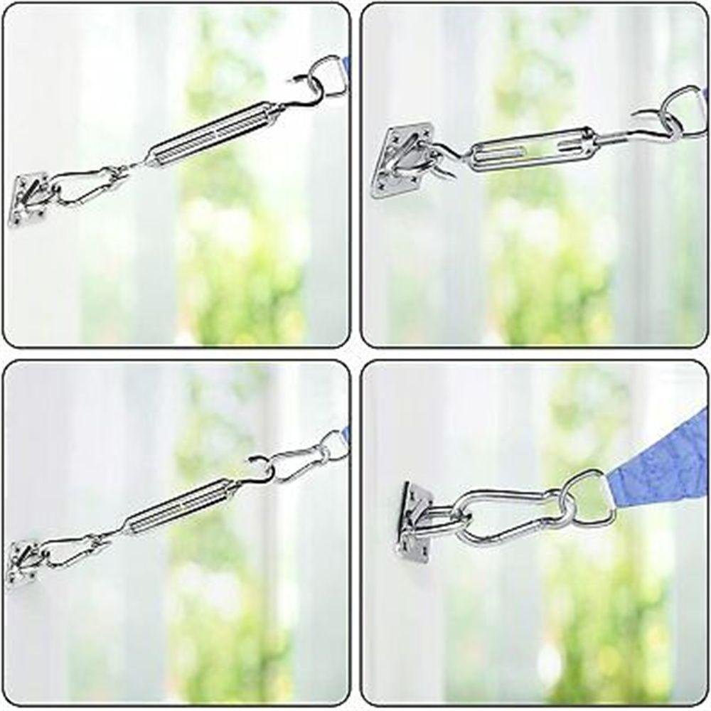 LANSEL Bộ Kẹp Cố Định Mái Hiên Sân Vườn Bằng Thép Không Gỉ