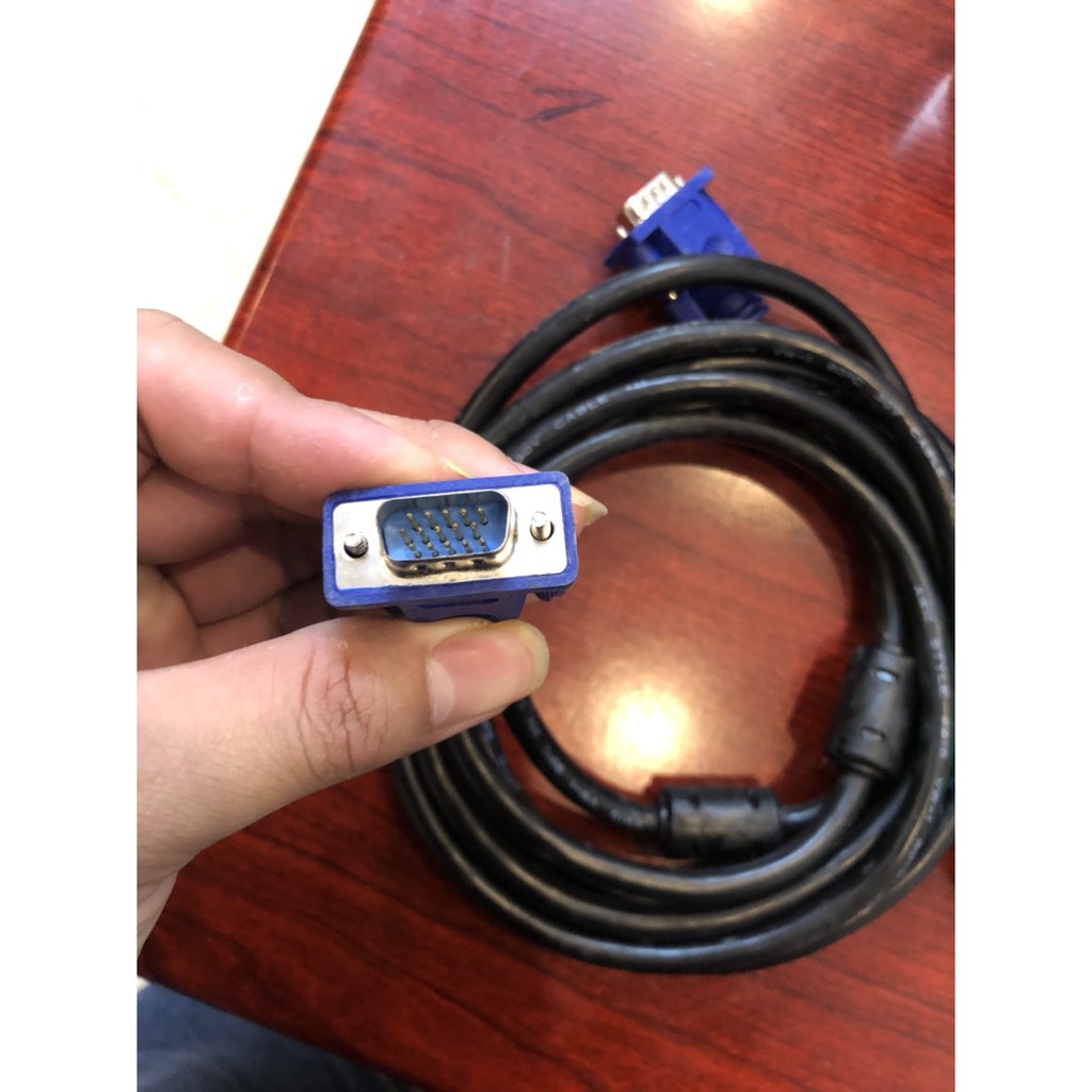 Dây vga, cápvga,Cáp tín hiệu vga 3m Dùng kết nối PC tới PC, PC và Laptop tới Tivi LCD và Máy chiếu, tín hiệu không bị nh