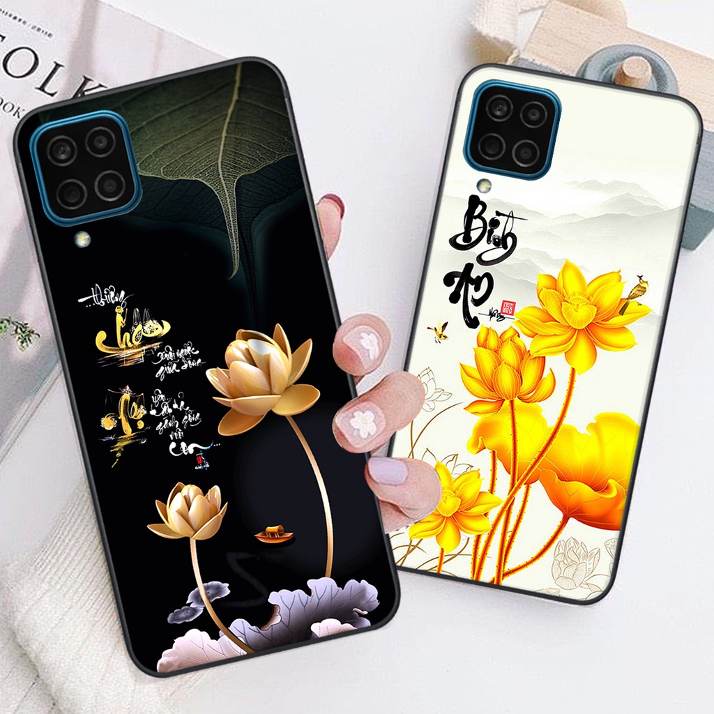 Ốp lưng Samsung Galaxy A12 4G / M12 / A22 4G / M22 / M32 in hình chữ tài chữ lộc, Cha Mẹ, bình an SIÊU ĐẸP