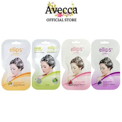 Mặt nạ Ellips ủ dưỡng tóc 20G  (Ellips hair mask 20G)