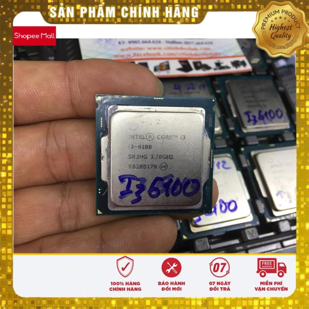 Siêu sale_ CPU intel core i3 6098P / i3 6100 / i3 7100/ i3 7350K socket 1151 tặng kèm keo tản nhiệt