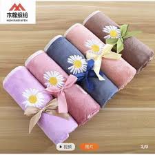 [ SET 5 KHĂN RỬA MẶT HỌA TIẾT HOA CÚC] (có sỉ)