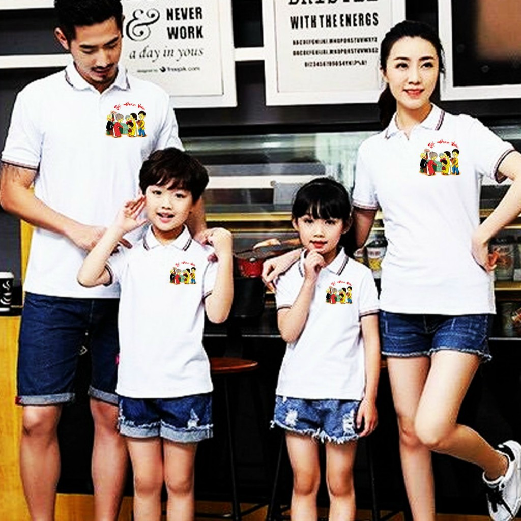 Áo đồng phục gia đình , áo nhóm , đồng phục lớp .