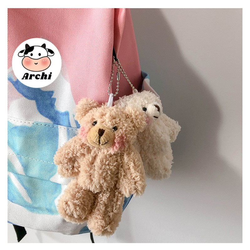 Móc khóa gấu bông treo balo
