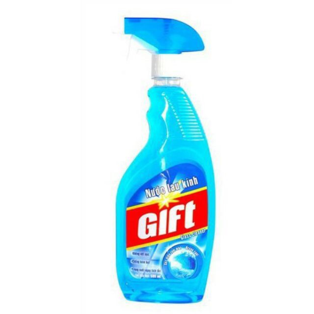 Nước lau Kính Gift 580ml xanh biển tươi mát