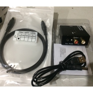 Bộ chuyển đổi âm thanh quang, audio quang, loại tiếng to, có cổng 3.5, loại to zin xin nhất thị trường hiện tại