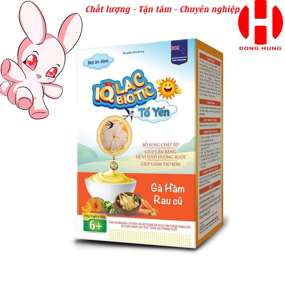 Bột Ăn Dặm Iqlac Biotic Gà Hầm Rau Củ - Bột Dinh Dưỡng Bổ Sung Cho Bé Trên  6 Tháng Tuổi Hộp 250G | Shopee Việt Nam