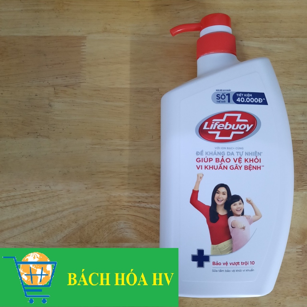 Lifebuoy Sữa Tắm 800g (Xanh hoặc Đỏ) - BACH HOA HV