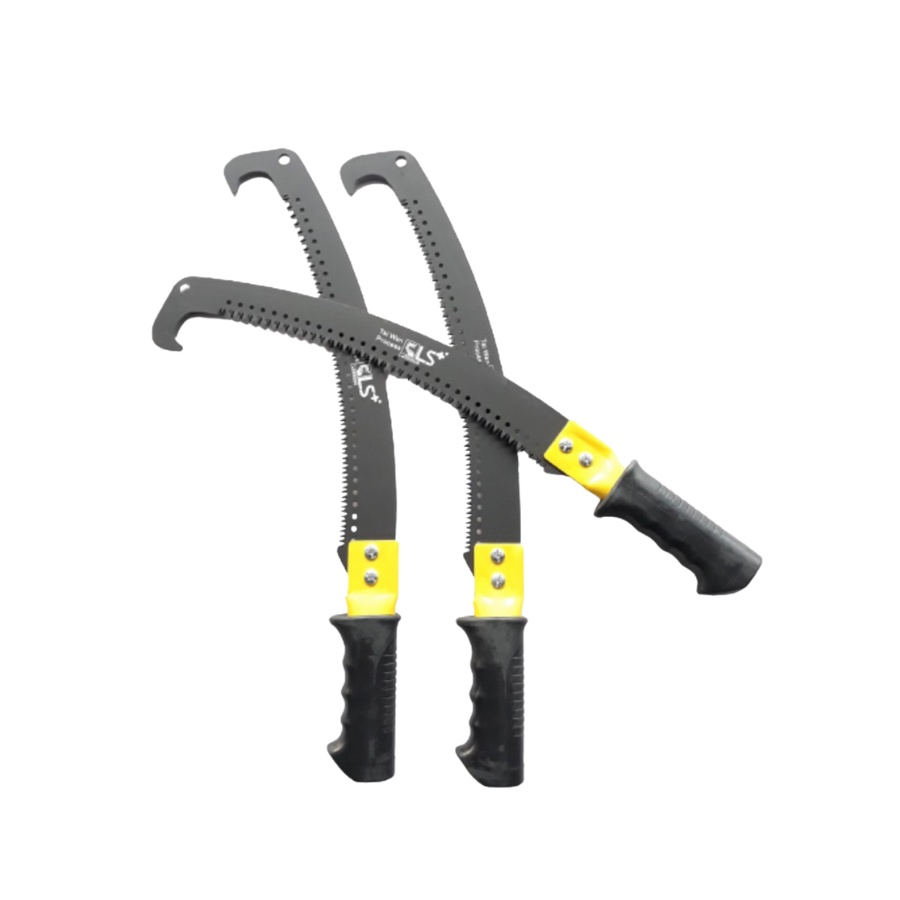 Cưa gỗ cầm tay có 1 móc giật cành cây, cưa móc giật cành LS+ cưa móc cành trên cao, cưa cành lưỡi cong 1 đầu móc