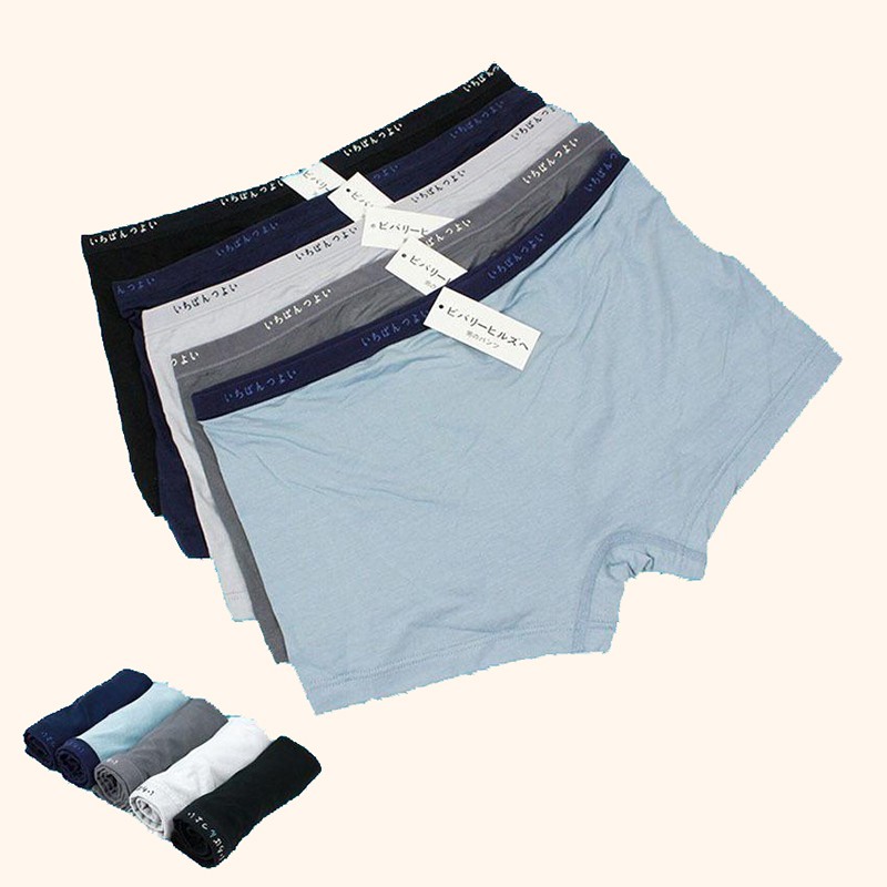 Combo 5 quần sịp đùi nhật cotton co giãn 4 chiều
