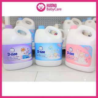 Nước xả vải mềm Dnee đủ màu cho bé 3000ml hàng công ty Đại Thịnh