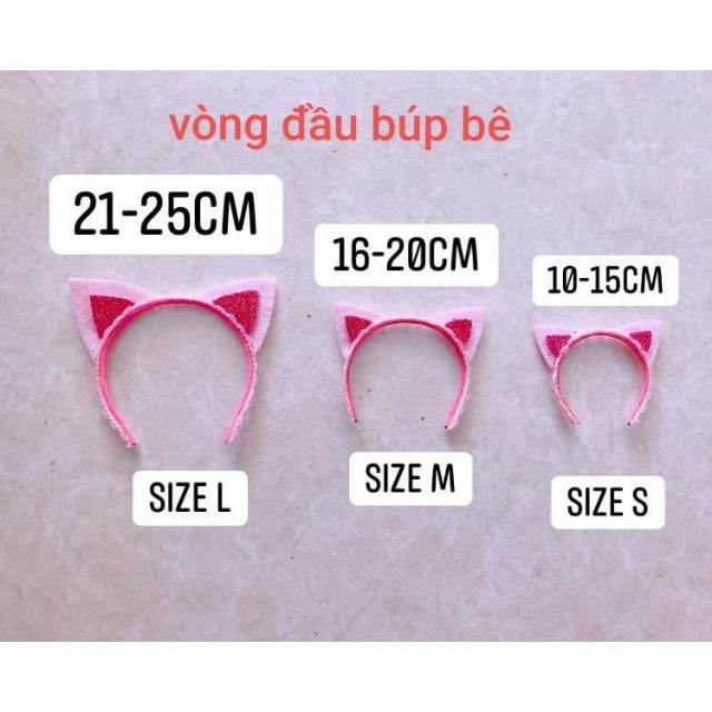 Cài tóc cho búp bê size 5inch, nendoll, 1/8 bjd, baboliy, bru, 1/6 babies, xinji