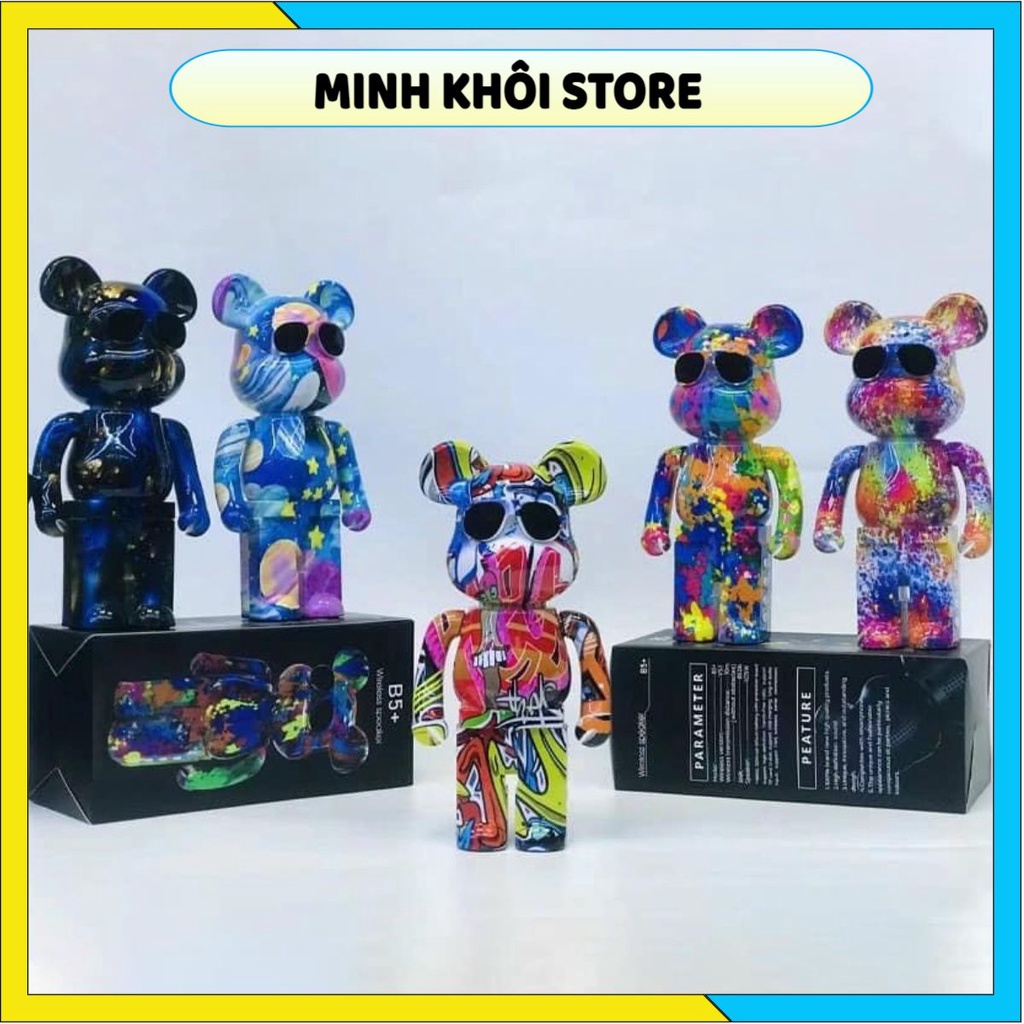 Loa Bluetooth B5+ Hình Gấu Bearbrick Kaws B5 Plus, Âm Thanh Sống Động, Nghe Nhạc Cực Hay Lỗi 1 Đổi 1