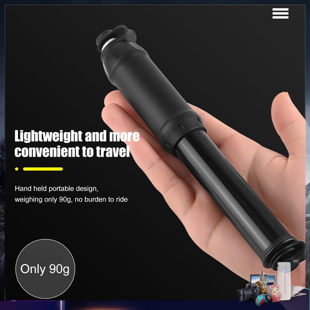 Ống Bơm Xe Đạp Mini Cầm Tay 100Psi AV/FV