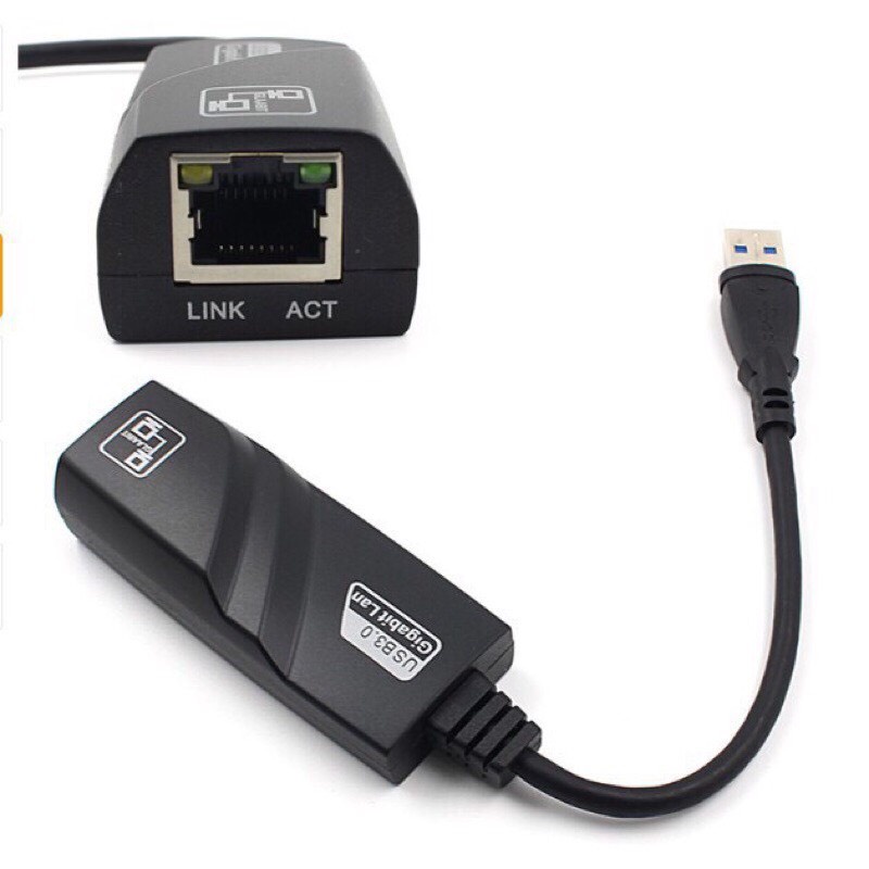 [HCM] Cáp Chuyển Đổi USB 3.0 To Lan - USB Sang Lan - Cáp Chuyển Usb 3.0 Ra Ethernet RJ45 LAN 1000Mbps