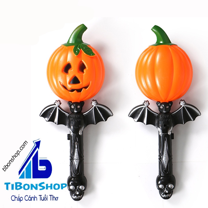 Cây Đũa Phép Kinh Dị  Đèn,Cười Âm Thanh -Đồ chơi Halloween