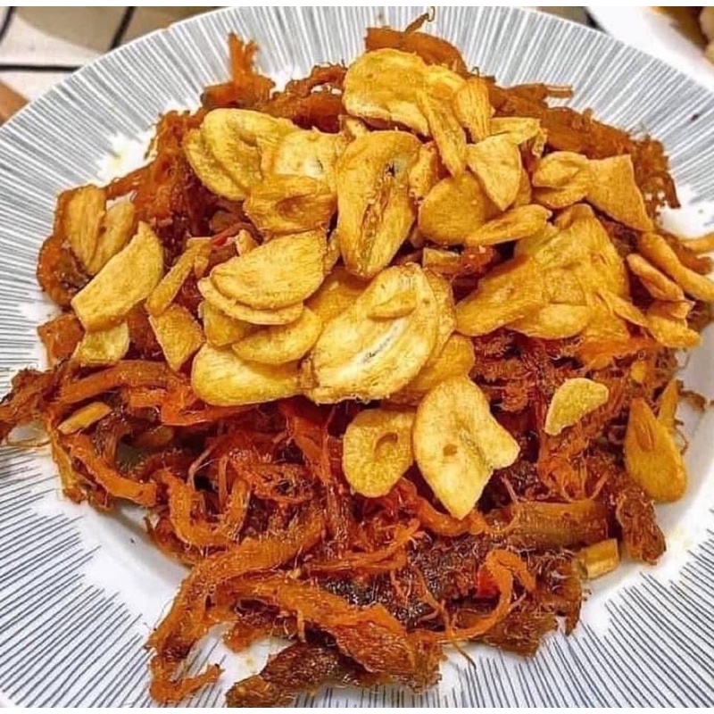 500GR KHÔ HEO CHÁY TỎI LOẠI NGON NHÀ DÂU TÂY