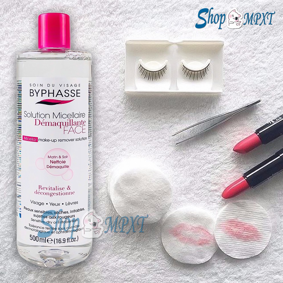🌸Chính hãng🌸 Nước Tẩy Trang Byphasse Solution Micellaire Pure Skin cho mọi loại da 500ml | BigBuy360 - bigbuy360.vn