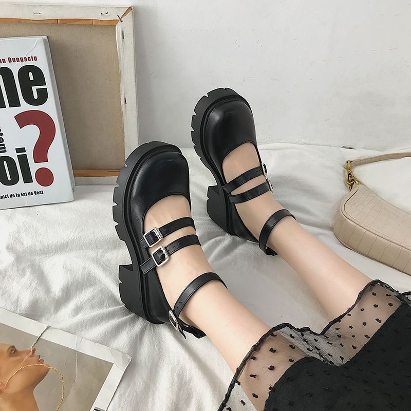 Giày Búp bê Lolita Ulzzang Nữ Đế cao 6 phân CỰC XINH!