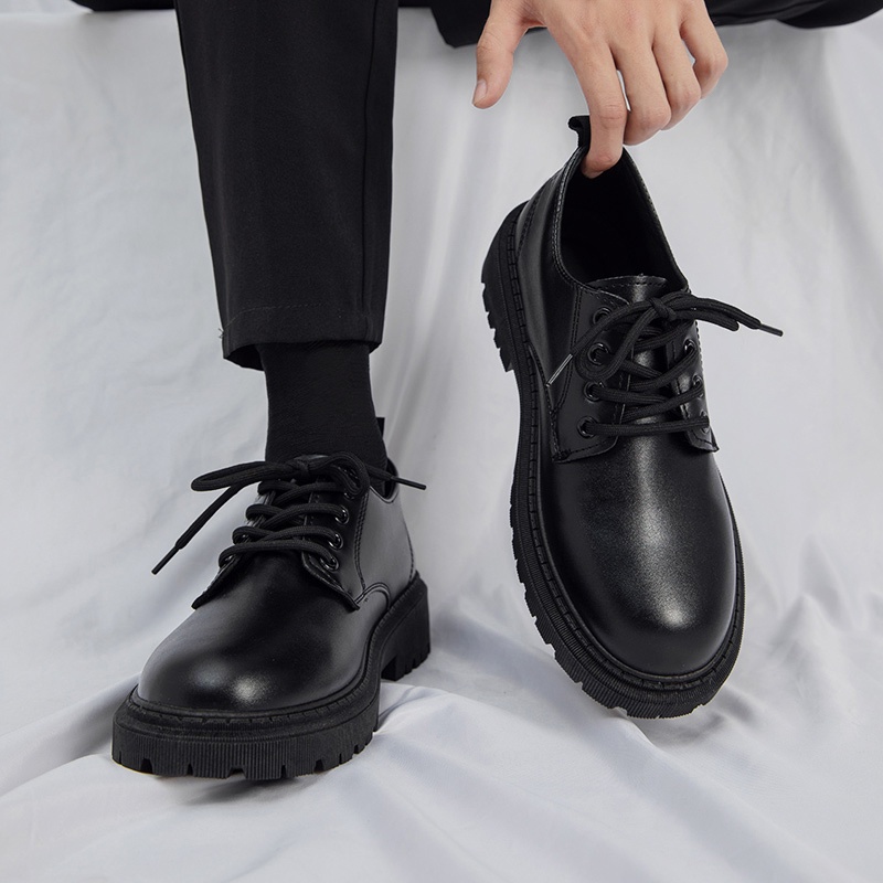 Giày Tây Da Nam Cao Cấp Mũi Tròn G72 Phong Cách Thời Trang Hàn Quốc. Giày Nam Độn Đế Tăng Chiều Cao Đẹp Giá Rẻ | BigBuy360 - bigbuy360.vn