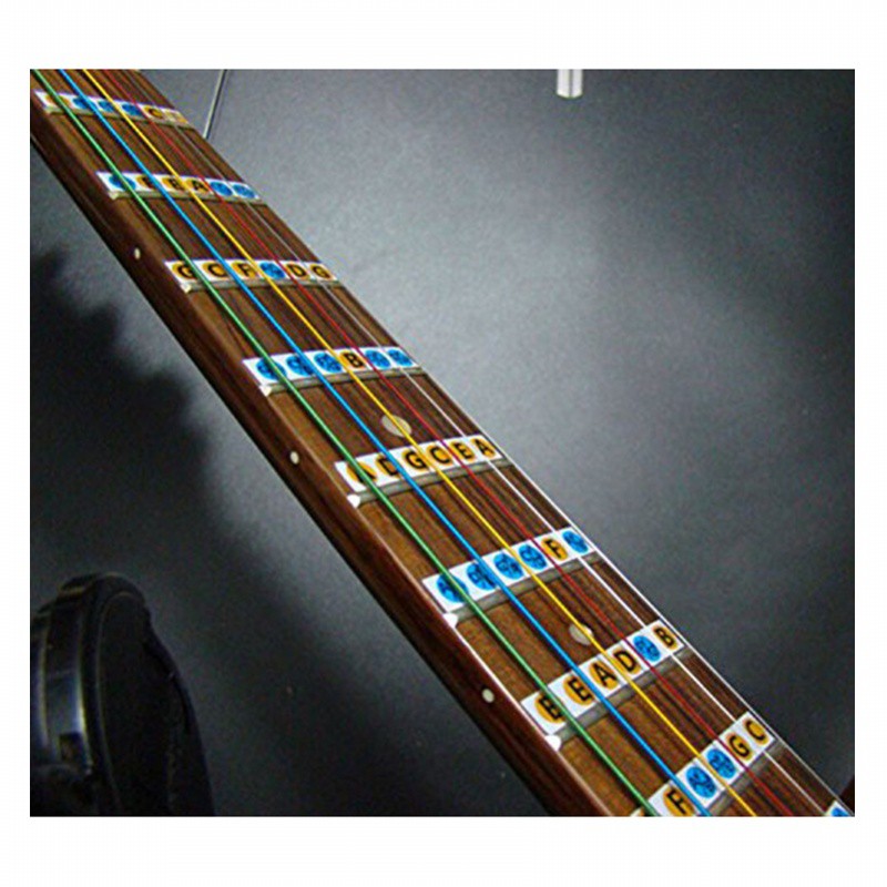 Guitar Fretboard Note Decals Fingerboard Frets Map Sticker for Beg