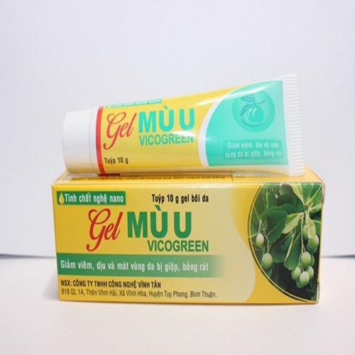 GEL MÙ U, BÔI PHỎNG VICOGREEN