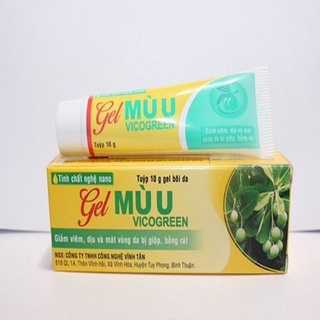 Gel mù u, bôi phỏng vicogreen