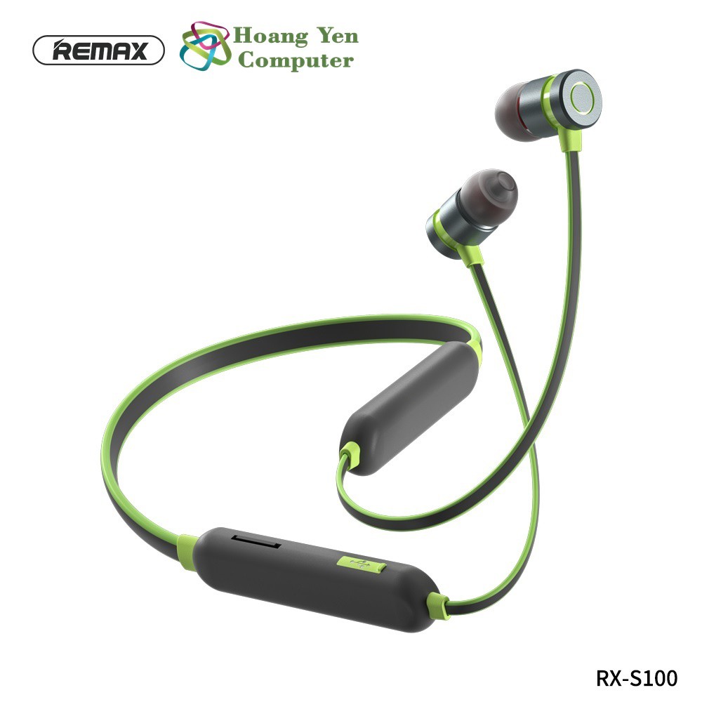 Tai Nghe Bluetooth Remax RX-S100 V5.0 Có Khe Thẻ Nhớ, Pin Cực Trâu - BH 1 Năm | BigBuy360 - bigbuy360.vn