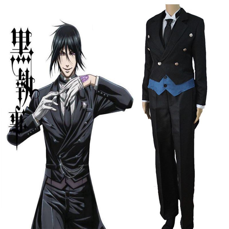 Bộ Đồ Hóa Trang Nhân Vật Sebastian Michaelis Hoạt Hình Hắc Quản Gia