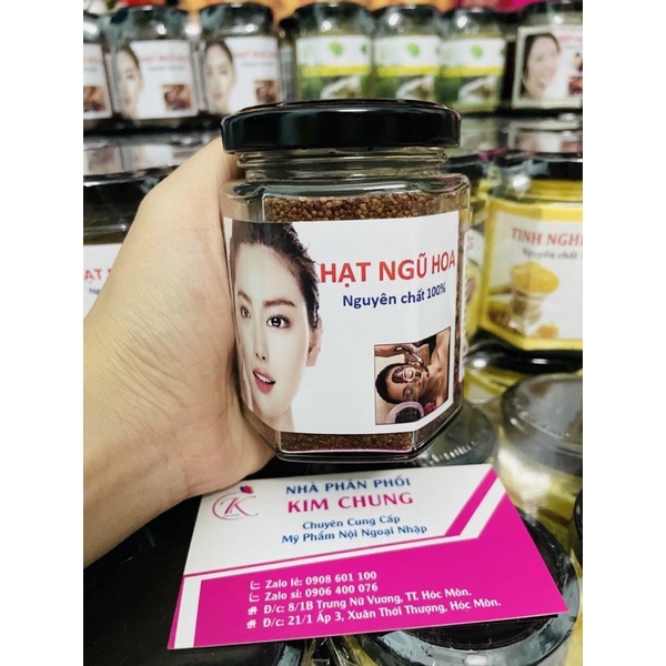 Hạt ngũ hoa (Hạt đình lịch) đắp mặt nạ hủ 150g
