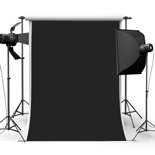 Backdrop Cho Studio Loại Sáng Đen Trơn Kích Thước 5X7Ft