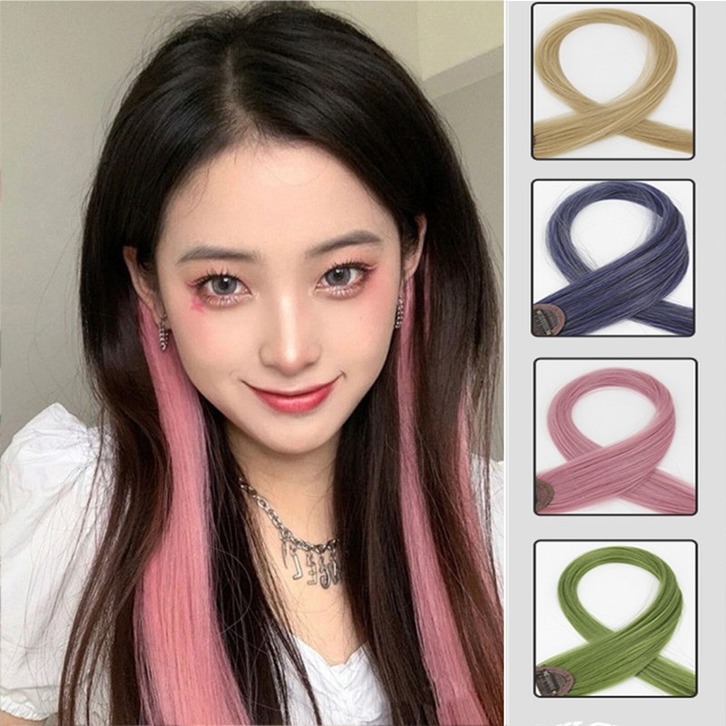 Tóc nối giả nhuộm màu ombre phong cách Hàn Quốc sành điệu