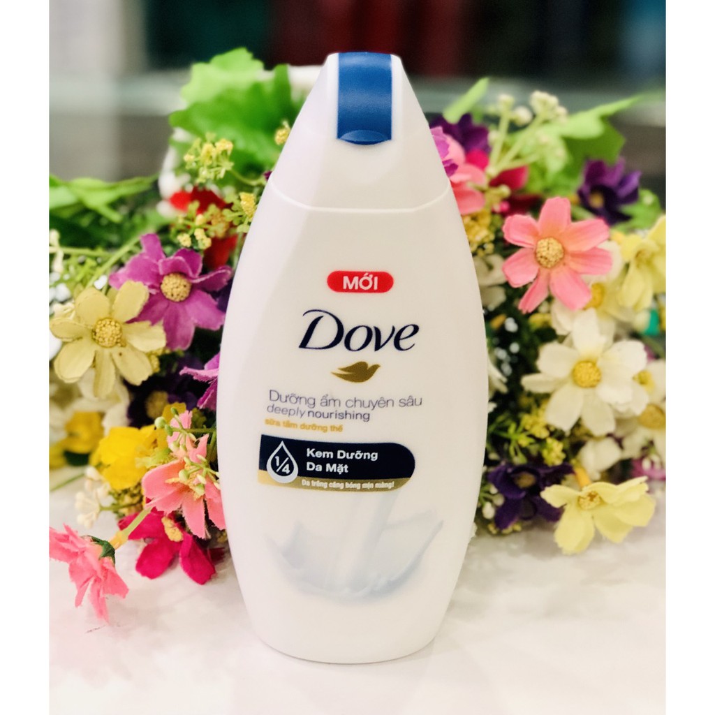 Sữa Tắm Dove Dưỡng Ẩm Chuyên Sâu Deeply Nourishing 180g