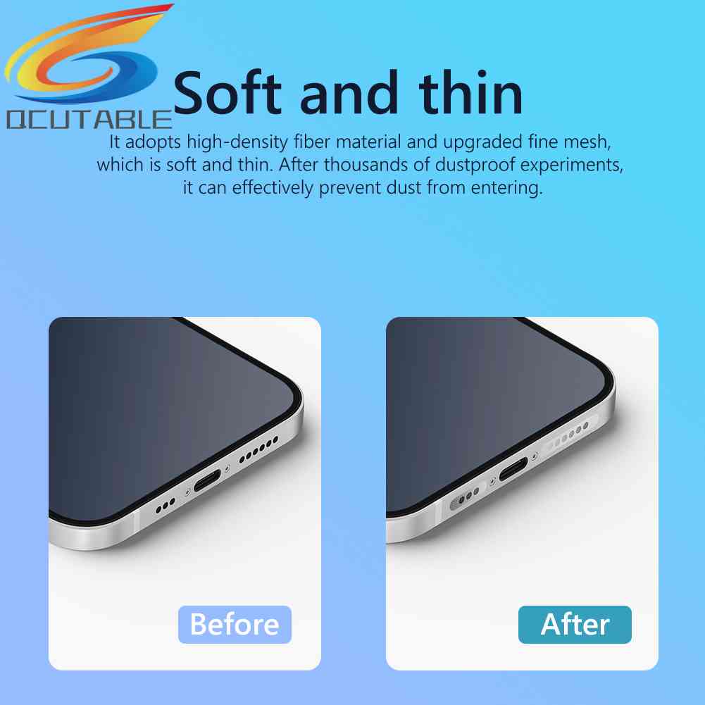 Miếng Dán Chống Bụi Cho Loa Điện Thoại iP 13