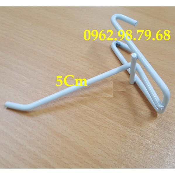 Tay Cài Lưới 5Cm 100 Chiếc Sắt Sơn Trắng TREO PHỤ KIỆN SHOP Giá Sỉ