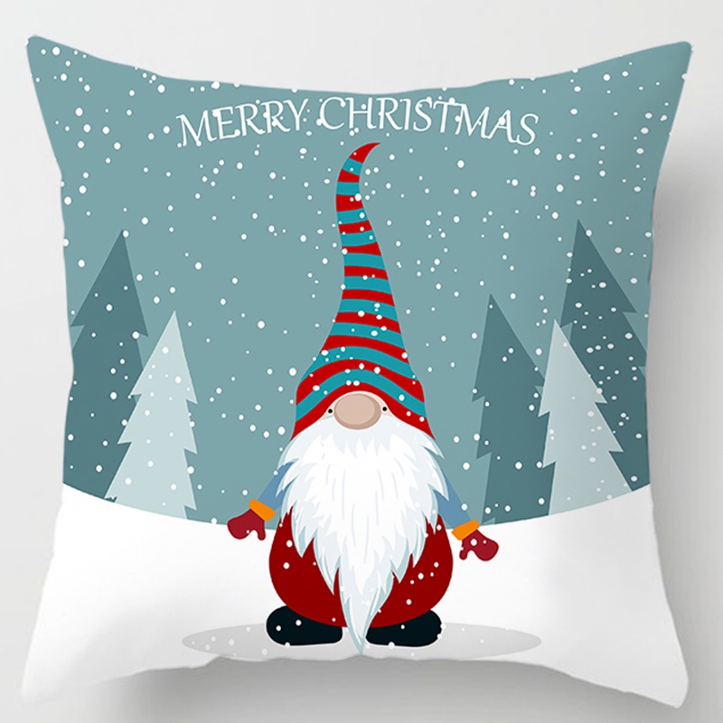 Christmas pattern pillow case sofa bed cushion cover home decoration