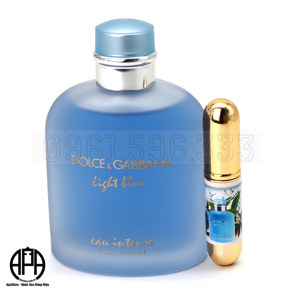 Nước Hoa Nam Dolce & Gabbana Light Blue Eau Intense Pour Homme Chai 10ml