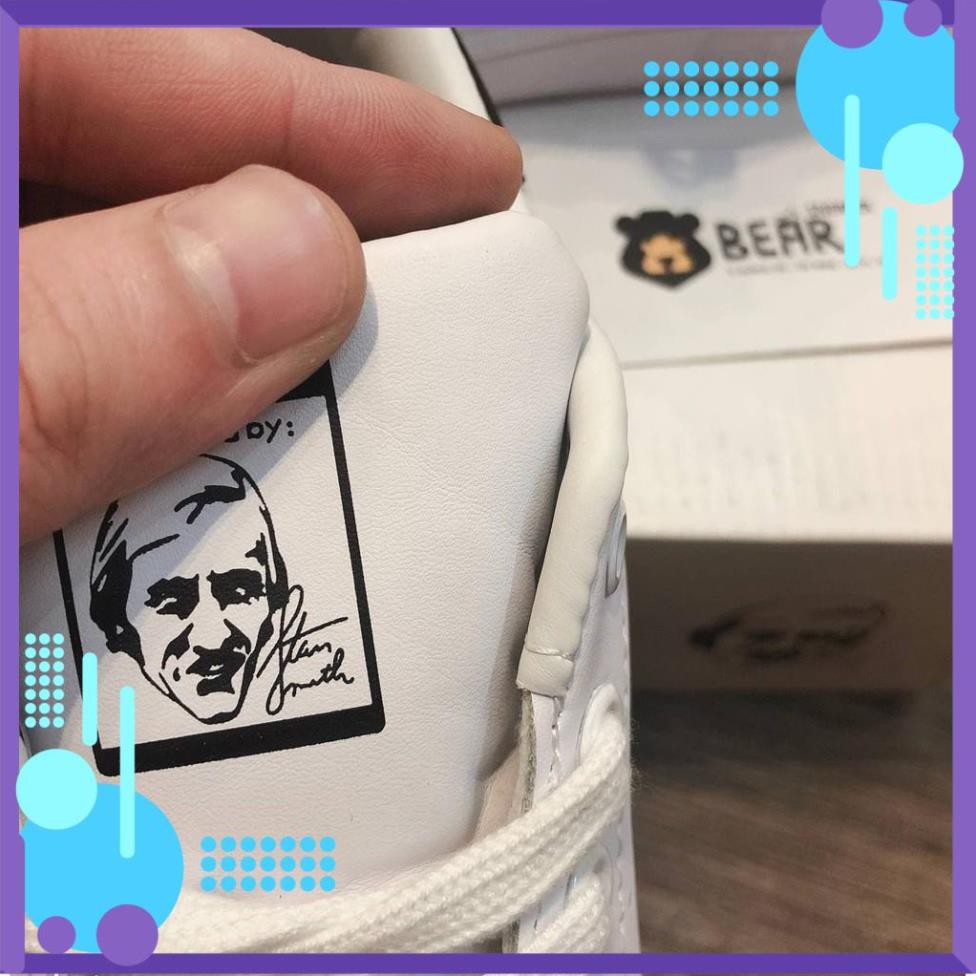 Giày thể thao Stansmith gót Đen -Xanh [Cam kết hàng 1:1 - Full box bill] Giày thể thao nam nữ quốc dân | BigBuy360 - bigbuy360.vn