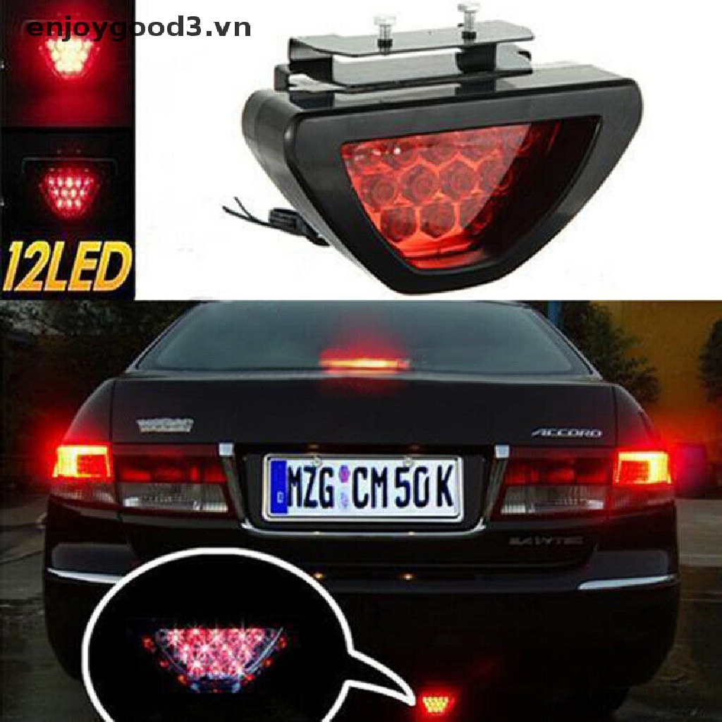 Đèn LED phanh hình tam giác 12 bóng 12V cho xe hơi Sporty F1/Ejoy3